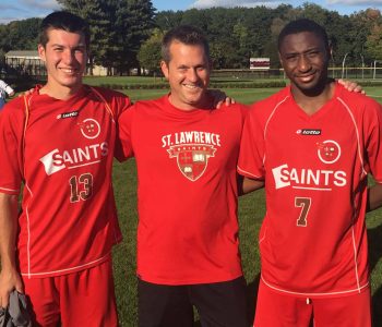 Coach K with Tapshak Augustine